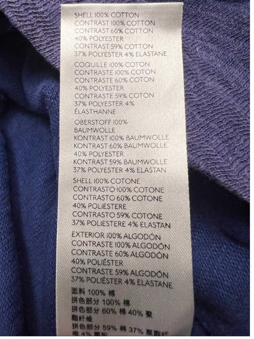 Free People We The Free Vanguard Crop Pullover NWT Blue Purple XS - Picture 6 of 11